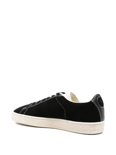 Puma Suede Icons Logo-detail Sneakers In Black