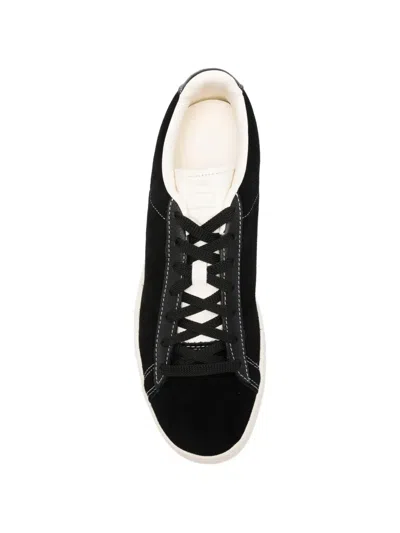 Puma Suede Icons Logo-detail Sneakers In Black