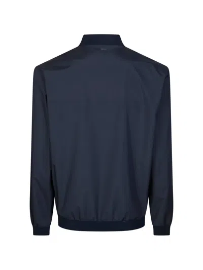 Herno Functional Bomber Jacket In Brown