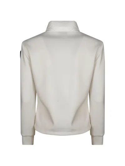 Blauer Biker Zip-up Quilted Jacket In White