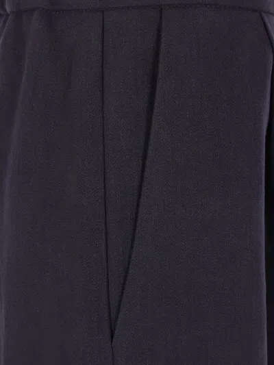 Dušan Pleated Palazzo Pants In Gold