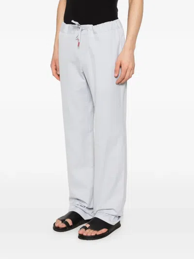 Kiton Drawstring Trousers In White