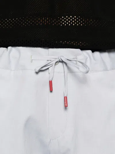 Kiton Drawstring Trousers In White