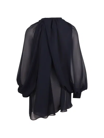 Gianluca Capannolo Draped Blouse In Pattern