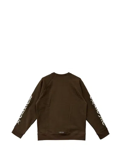 Chrome Hearts Bestickter Pullover In Brown