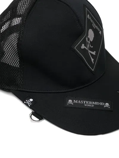 Mastermind Japan Black Mw Tagged Cap In Green
