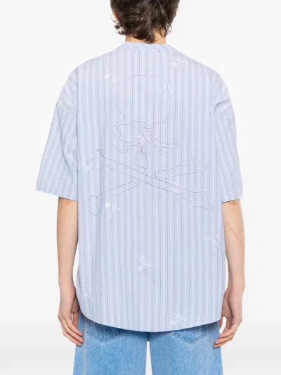 Mastermind Japan Striped T-shirt In White