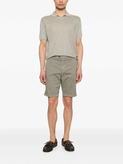 Corneliani Cuffed Shorts In Gray