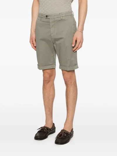Corneliani Cuffed Shorts In Gray