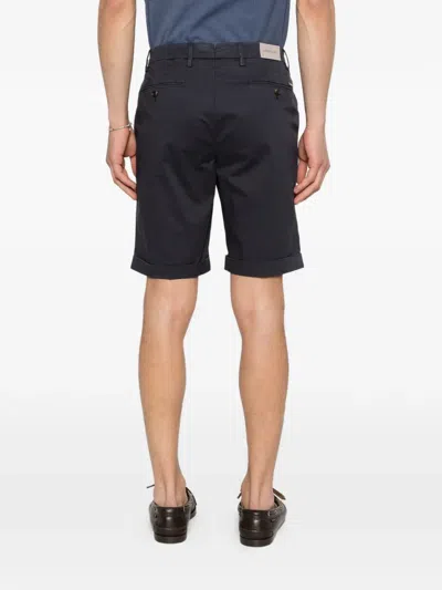 Corneliani Cuffed Shorts In Blue