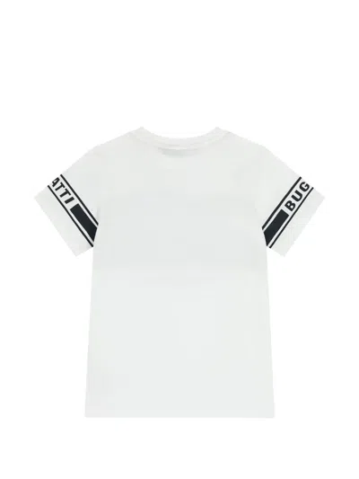 Bugatti T-shirt Mit Print In White