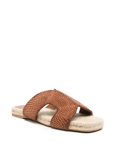 Castañer Pura Woven Flat Espadrilles In Multi