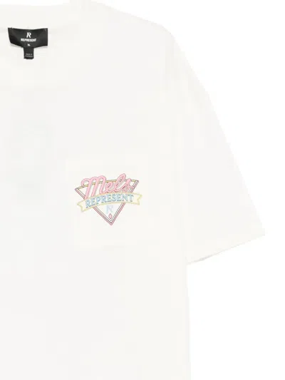 Represent Mel's Dinner T-shirt In White