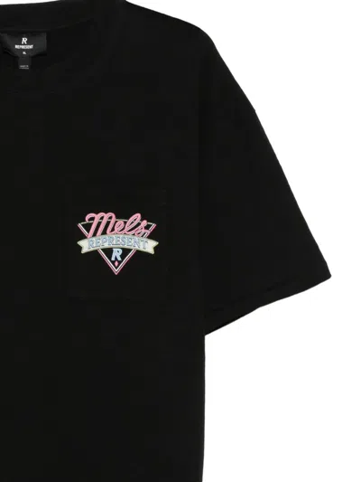 Represent Mel's Dinner T-shirt In Black