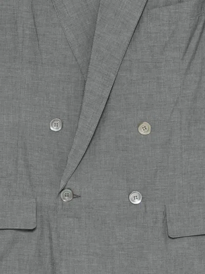 Magliano Oversized Double-breasted Blazer Jacket In Gray