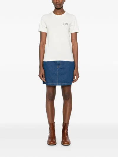 Maison Kitsuné Printed T-shirt In Neutral