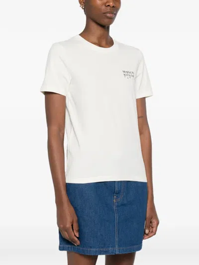 Maison Kitsuné Printed T-shirt In Neutral