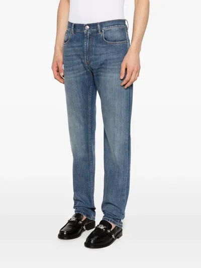 Versace Five-pocket Jeans In Blue