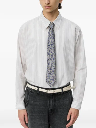 Mfpen Floral Pointed Tip Tie In Multi