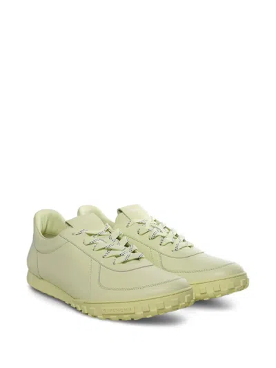 Givenchy Glide Runner Low Top Leather Sneakers In Green