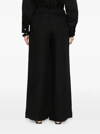 Marella Uomo Drawstring Pants In Black