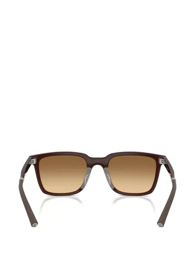 Oliver Peoples X Roger Federer Mr. Federer 52mm Polarized Rectangular Sunglasses In Brown