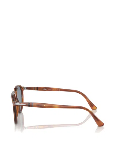 Persol Round-frame Sunglasses In Brown