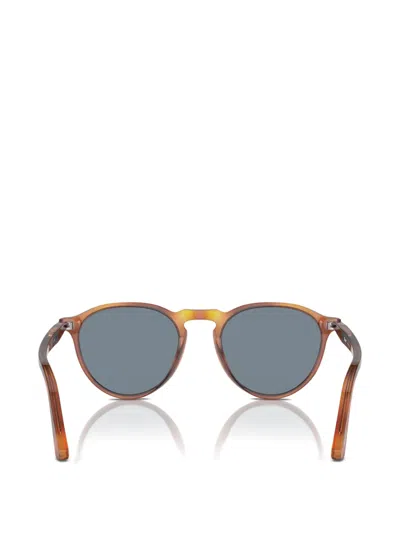Persol Round-frame Sunglasses In Brown