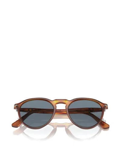 Persol Round-frame Sunglasses In Brown