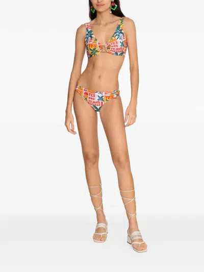 Amir Slama Printed Bikini In Multi