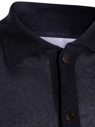 Seven Gauge Button Cardigan In Black