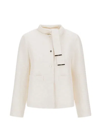Herno Cotton Polyester Polyamide Jacket In Neutral
