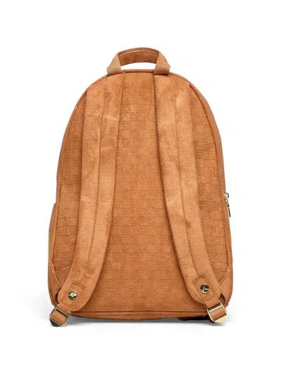 Jordan Jam Monogram Backpack In Brown