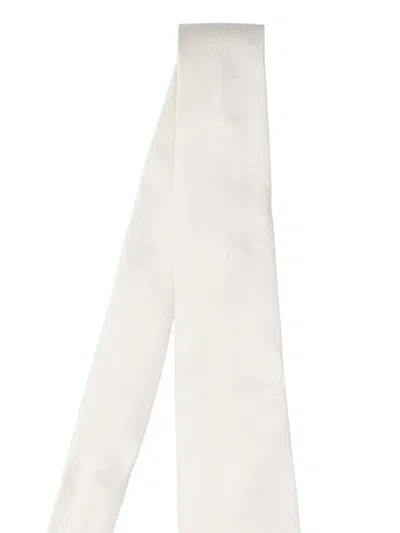 Cesare Attolini Pointed Tie In White