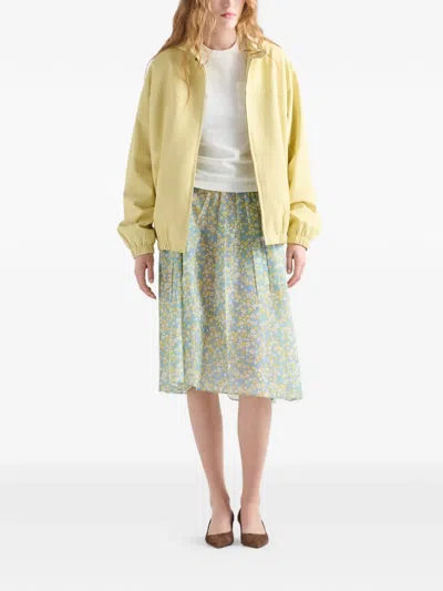 Prada Jersey T-shirt In White