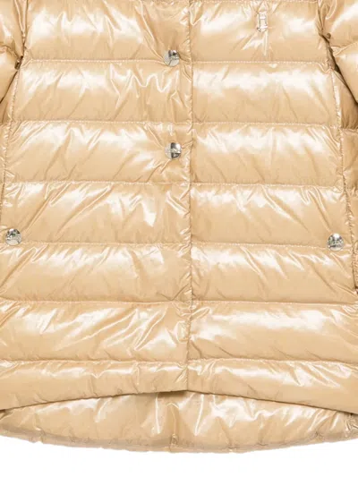 Herno Hooded Buttoned Jacket In Neutral