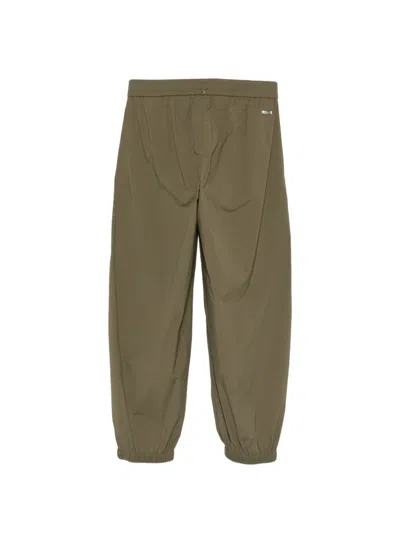 Herno Elasticated Trousers In Green