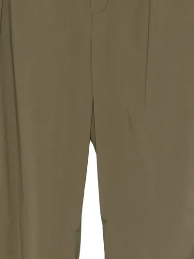 Herno Elasticated Trousers In Green
