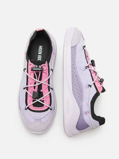 Moon Boot Moonlight Knitted Sneakers In Blue