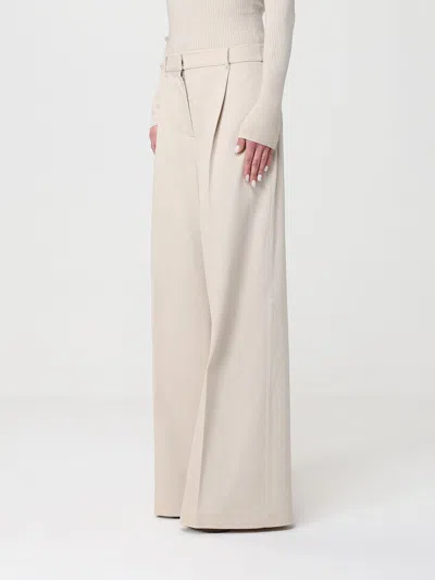 Max Mara Belt Loop Casual Pants In Gray