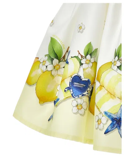 Monnalisa Skirt Kids Color White In Multi