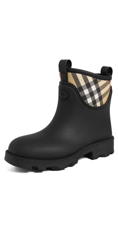 Burberry Women Marsh Stamp Rubber Ankle Boots In Multi