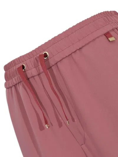 Herno Drawstring Trousers In Pink