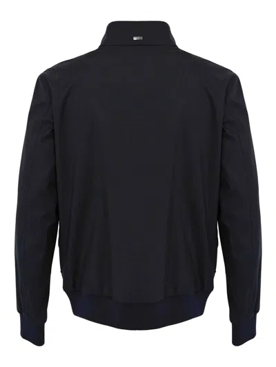 Herno Bomber Jacket In Black