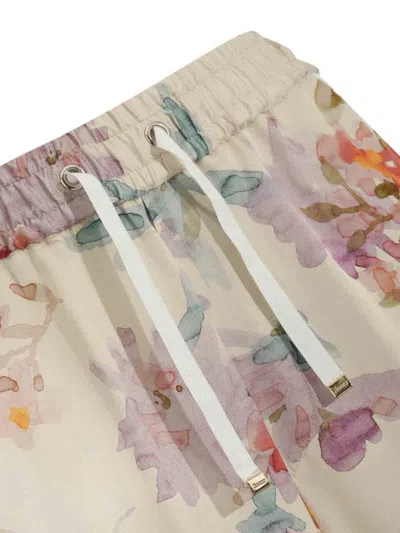 Herno Trousers In Multi