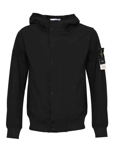Stone Island Outerwear In Black