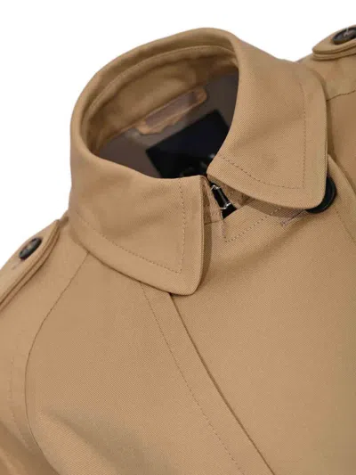 Fay Pea Coat In Nude