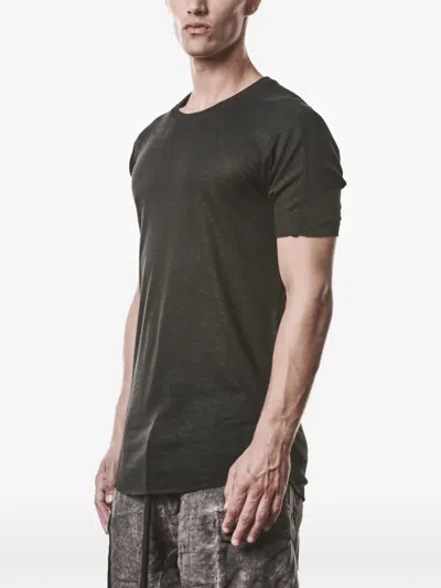 Thom Krom Worked T-shirt In Brown