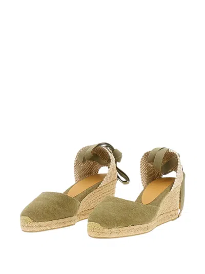 Castaã±er Ankle-strap Espadrilles In Green