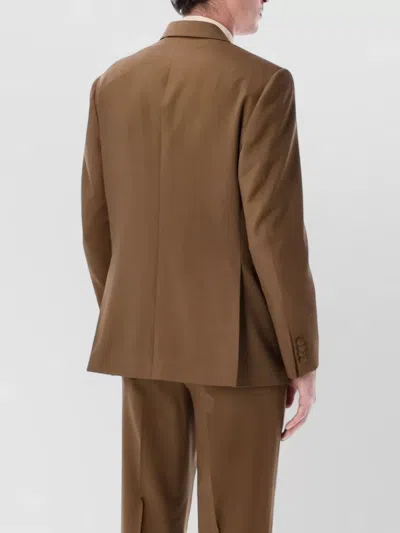 Lardini Soiree Double Breasted Four Button Jacket In Gold